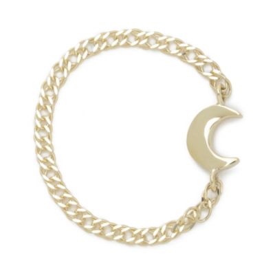 ＜集英社＞ LES BONBON(ル・ボンボン)/moonlight chain ring K10