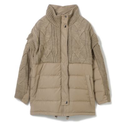 MARECHAL TERRE(マルシャル・テル)の2way Knit Down Jacket通販