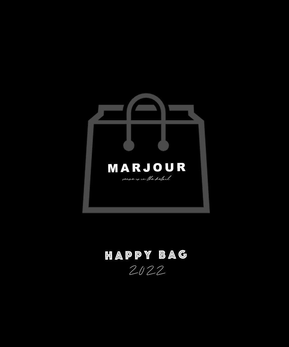 marjour(マージュール)/【marjour】大人気！ポンチガウンの色が選べる3点入り 2022福袋