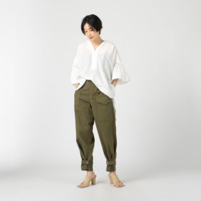 ne Quittez pas(ヌキテパ)のCOTTON LINEN LACE BLOUSE通販