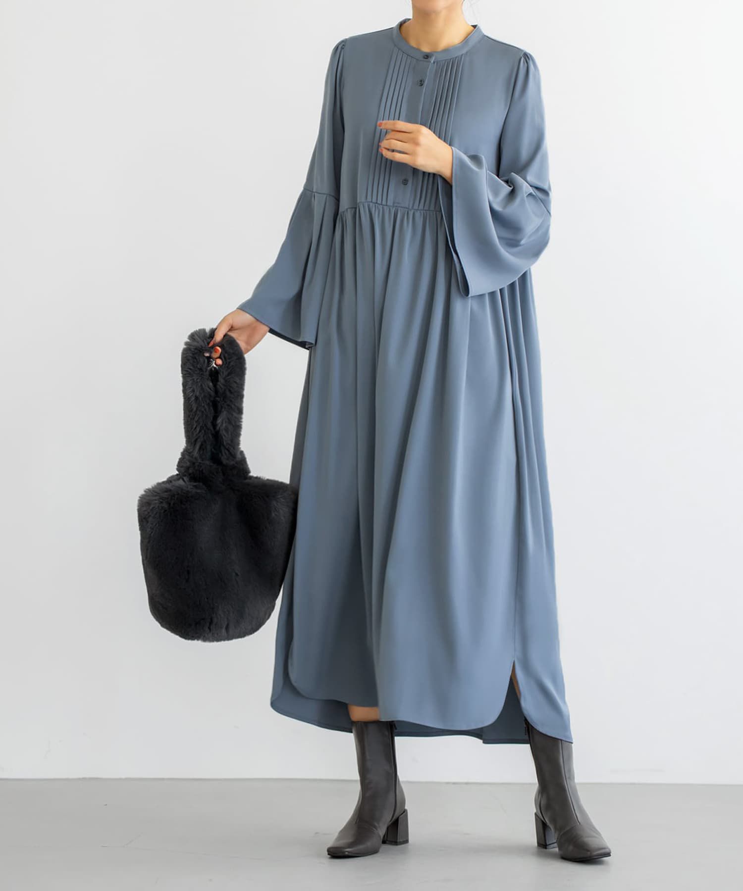 STYLE DELI(スタイルデリ)/【LUXE】タック＆ギャザーワンピース