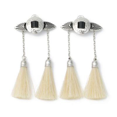 TOGA PULLA(トーガ プルラ)のConcho fringe earrings通販 | mirabella