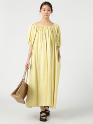 Uhr(ウーア)のPuff Sleeve Off－shoulder Dress通販 | 集英社HAPPY PLUS STORE