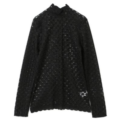 ースハイネ CLANE - CLANE 3D FLOWER LACE TOPS blackの通販 by ずみん