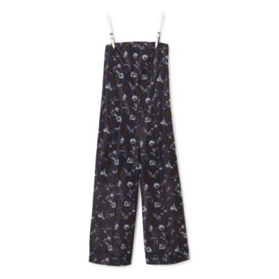 TOGA PULLA Polyester mesh print jumpsuit