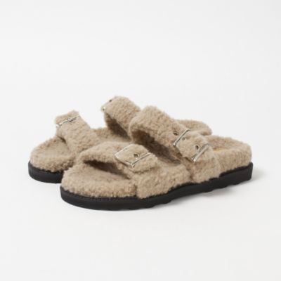 CAMINADO FUR SANDAL ▶︎新品春のコーデにいかがでしょうか