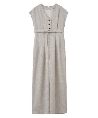 CLANE(クラネ)のTWEED FRINGE ALL IN ONE通販 | mirabella(ミラベラ 安い販促品 CLANE ONE IN ALL FRINGE TWEED オールインワン