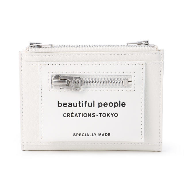 beautiful people(ビューティフルピープル)のlining logo pocketcompact wallet通販 LEEマルシェ