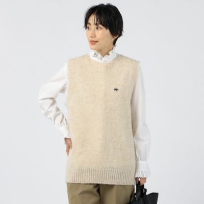 Scye(サイ)のShetland Wool Brushed Sweater Vest通販 eclat premium