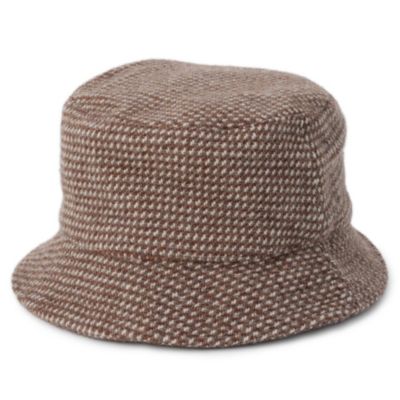 ＜集英社＞ KAPTAIN SUNSHINE(キャプテンサンシャイン)/Homespun Tweed Bucket Hat Made by KIJIMA TAKAYUKI