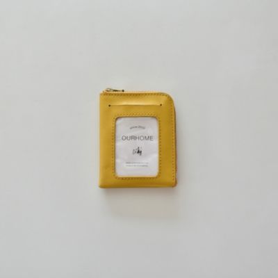 最終値下げ　新品未使用ourhome レザーミニウォレット　ベージュブラウン OURHOME(アワーホーム)のひとつでラクするレザーミニウォレット