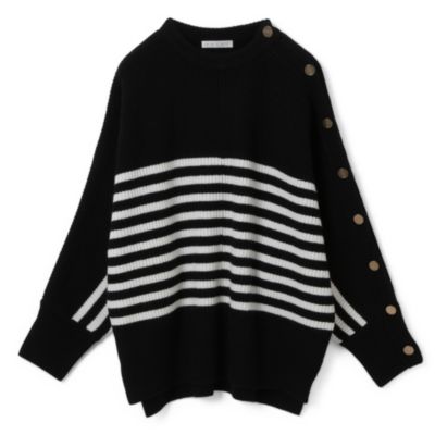 HAVEL studio(ハーヴェル スタジオ)のBORDER DOLMAN KNIT通販 eclat