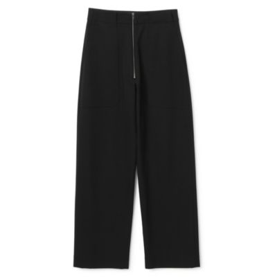 STUDIO NICHOLSON ZIP FRONT ROUND LEG PANT