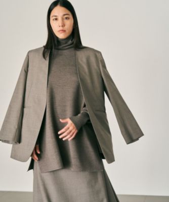 Chaos タグ付未使用✨アイアスプレサブラウス 麻調 ライトベージュ 洗濯可 Chaos タグ付未使用✨アイアスプレサブラウス 麻調 ライト