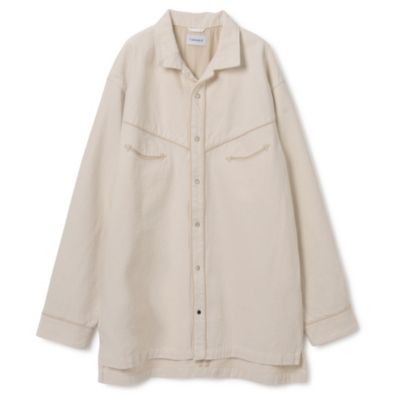 ＜集英社＞ TOGA VIRILIS(トーガ ビリリース)/Cupra jacquard shirt