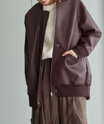 集英社HAPPY PLUS STORESTYLE DELI（スタイルデリ）/フェイクレザーBIGブルゾン