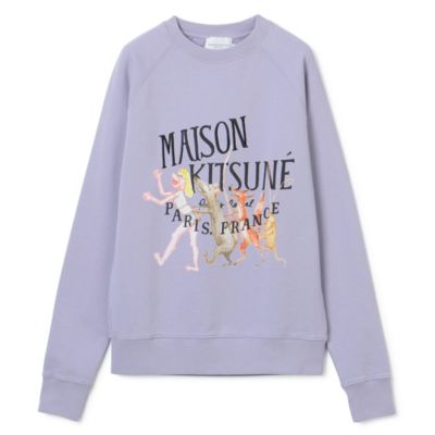 Maison Kitsune by designer Olympia Le-Tan OLY PALAIS ROYAL CLEAN SWEATSHIRT