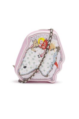 ＜集英社＞ Maison Kitsune by designer Olympia Le-Tan(メゾン・キツネ×オランピア・ル・タン)/OLY SWEET DREAMS EMBROIDERED BAG