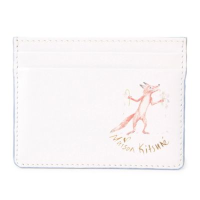 ＜集英社＞ Maison Kitsune by designer Olympia Le-Tan(メゾン・キツネ×オランピア・ル・タン)/OLY FLOWER FOX CARD HOLDER