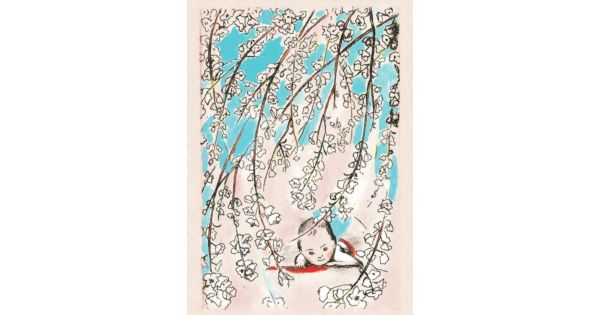 真作保証】山本容子「お花畠」エッチングに手彩色 直筆サイン 版画 