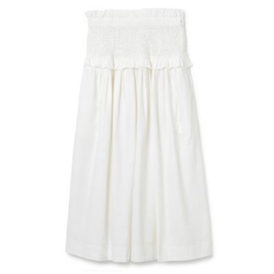SEA NEW YORK(シーニューヨーク)のCasey Hand Smocked Skirt SEA NEW YORK(シーニューヨーク)のCasey Hand Smocked Skirt