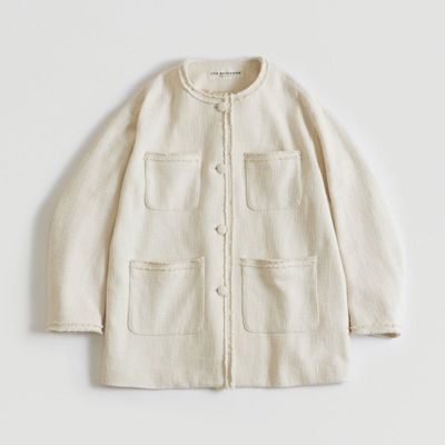 正規品販売！ the shinzone tweed jacket navy 36 id-web.fr