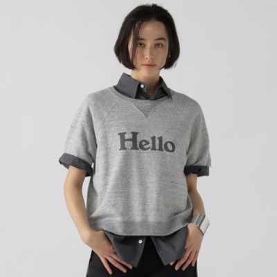 MADISONBLUE(マディソンブルー)のHELLO SWEAT S／S URAKE通販