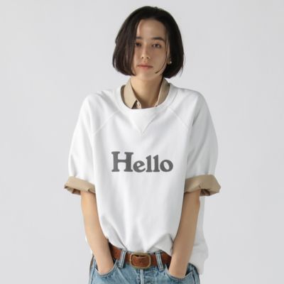 MADISONBLUE HELLO SWEAT S／S URAKE