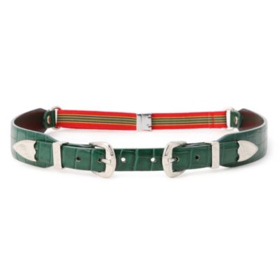 TOGA PULLA Double buckle narrow belt