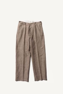 ＜集英社＞ A.PRESSE(ア プレッセ)/Dead Stock Linen Trousers画像