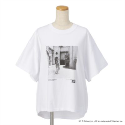＜集英社＞ 12closet(トゥエルブクローゼット)/【洗える】フロント＆バックタックロングTシャツ