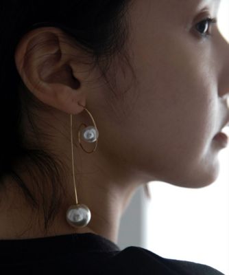集英社HAPPY PLUS STOREmarjour（マージュール）/WIRE PEARL PIERCE