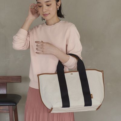 集英社HAPPY PLUS STORETOPKAPI（トプカピ）/【Breath TOPKAPI】 TRIM トリム シャンブレーキャンバス A4 トートバッグ