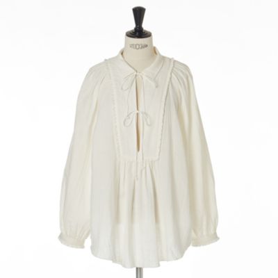 THE SHINZONE GAZE SMOCK BLOUSE