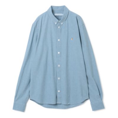 MAISON KITSUNE FOX HEAD EMBROIDERY CLASSIC SHIRT BD