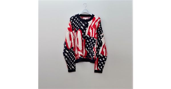 MASU(エムエーエスユー)のMARBLE FLAG SWEATER通販 | 集英社HAPPY PLUS 