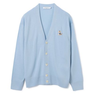 MAISON KITSUNE DRESSED FOX PATCH RELAXED CARDIGAN