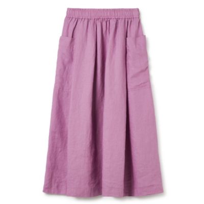 ＜集英社＞ 08sircus(08サーカス)/Glossy satin pleated skirt