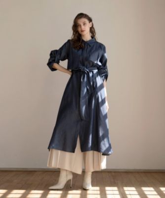 ＜集英社＞ MIELI INVARIANT(ミエリ インヴァリアント)/Lyocell Shirt Gown Dress画像