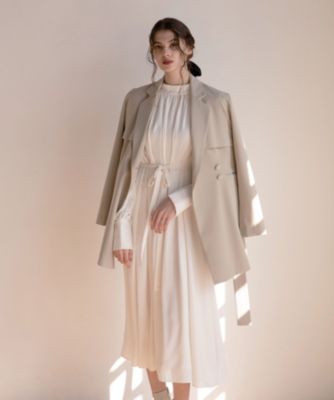MIELI INVARIANT(ミエリ インヴァリアント)のAiry Gather Classic Dress通販 eclat  premium（エクラプレミアム）