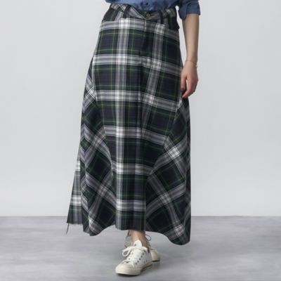 5POCKETLONGSKマディソンブルー　5POCKET LONG SK REMAKE TARTAN