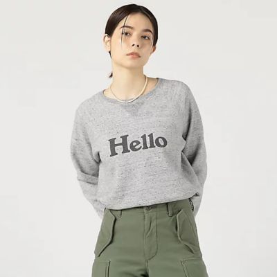 MADISON BLUE マディソンブルーHELLO SWEAT Lグレー 00レディース