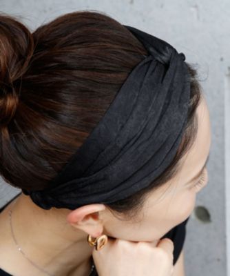 集英社HAPPY PLUS STOREcollecala（コレカラ）/ワッシャーヘアターバン