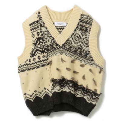 JANE SMITH(ジェーンスミス)の3G OVERSIZED CANADIAN SWEATER VEST通販 ...