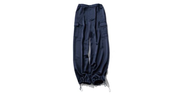 yohji yamamoto】 スリットジップアップテーパードパンツ X909 