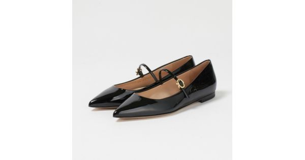 Gianvito Rossi(ジャンヴィト ロッシ)のメリージェーンフラット 