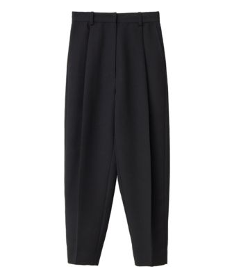 CLANE  WOOL LINE TUCK PANTS