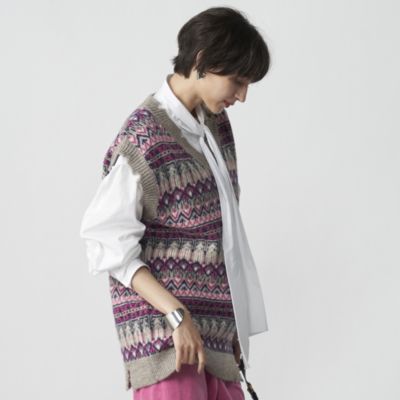 BRILL(ブリル)のMULTI KNIT VEST通販 eclat premium（エクラプレミアム）