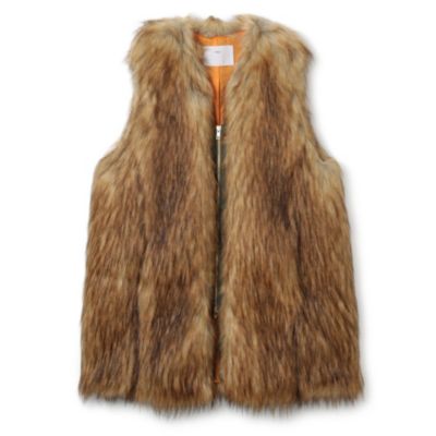 TOGA PULLA Fur long vest