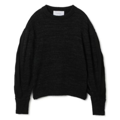 AKIRANAKA(アキラナカ)のLaila pleats panel knit PO通販 eclat